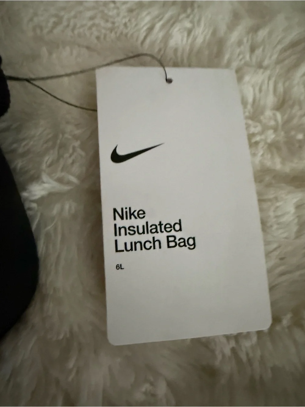Nike Black and Gray insulated lunch bag